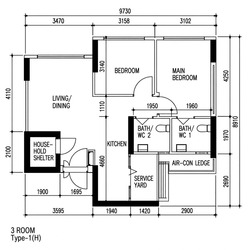 Blk 429B Bedok North Woods (Bedok), HDB 3 Rooms #633150441